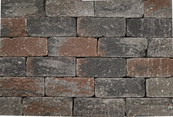 Wallblock Tumbled 30x12x12 cm Texels bont - paviment.nl