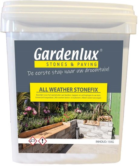 Gardenlux All Weather Stonefix 15kg emmer