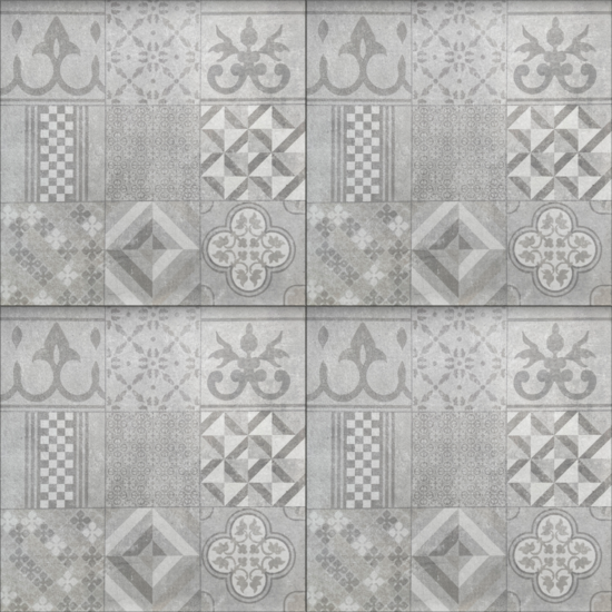 Ceramiton Titan 60x60x4cm Mosa&iuml;c Silver sfeer